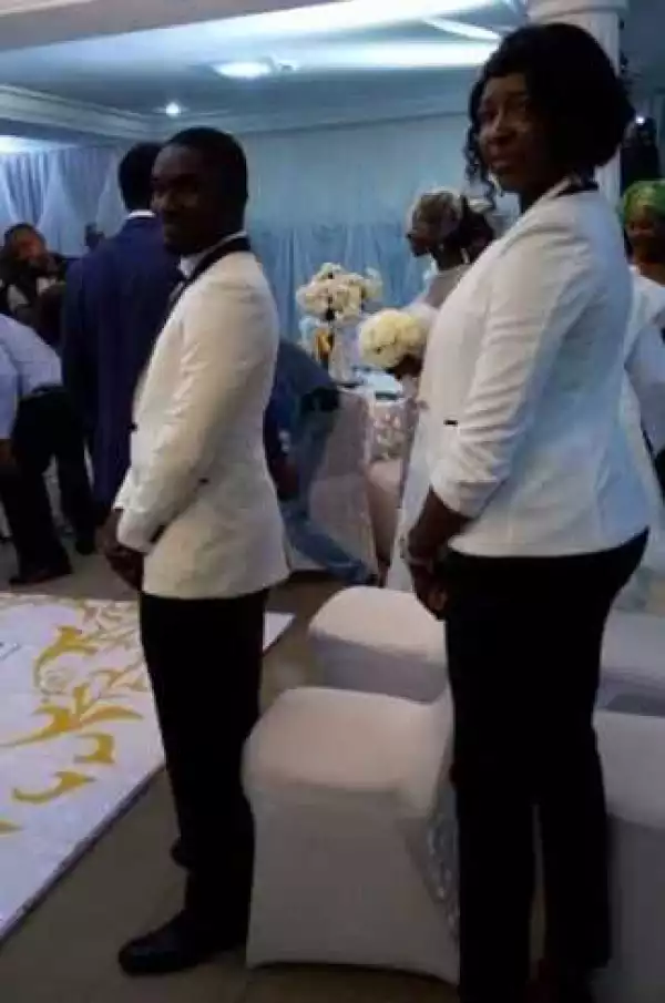Stunning Nigerian Lady Was “Best Man” At Her Friend’s Wedding